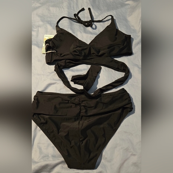 SHEKINI Women Push Up Bikini With Ruched Bottoms #685 - Picture 3 of 12